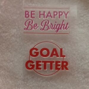 Inspirational Home Design Stamps - Red and Pink